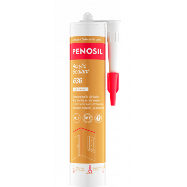 Etansant PENOSIL Acrylic Sealant 636, 280ml, alb