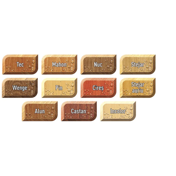 Oskar Aqua Lac Pe Bază de Apă Pentru Lemn Interior/Exterior,  2.5 L