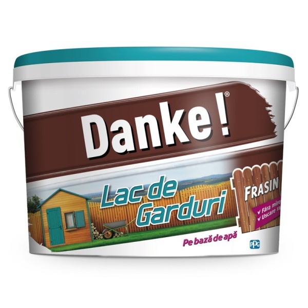 Danke! Lac de Garduri Colorat pe Bază de Apă 8 L