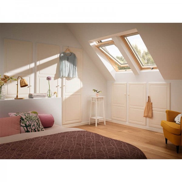 Fereastră de Mansardă VELUX, GZL 1051, Mâner Sus - Dimensiuni - 78x118 MK06