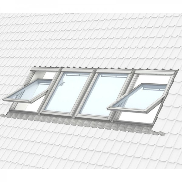 Fereastră de Mansardă VELUX, GZL 1051B, Mâner Jos - Dimensiuni - 66x118 FK06