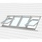 Fereastră de Mansardă VELUX, GZL 1051B, Mâner Jos - Dimensiuni - 66x118 FK06