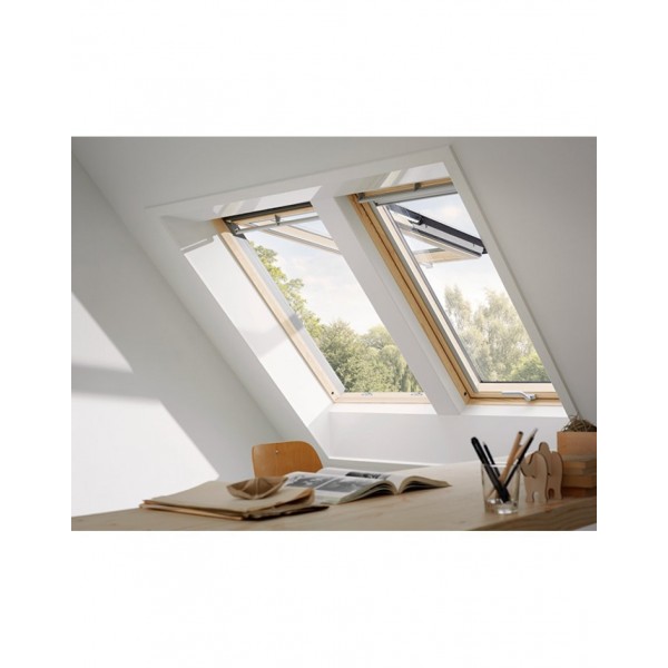 Fereastră de Mansardă cu Dublă Deschidere Velux GPL 3066 - Dimensiuni - 114x140 SK08 Fereastră de Mansardă cu Dublă Deschidere Velux GPL 3066 - Dimensiuni - 114x140 SK08